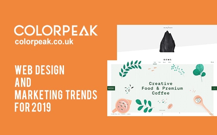 Web design and Marketing trends for 2019 | Colorpeak